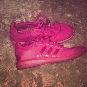 Womens hot pink size 6 Ortholite Adidas shoe